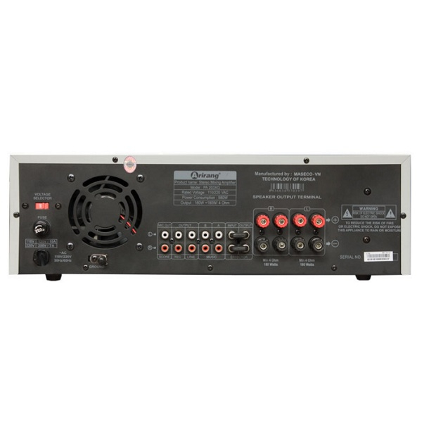 Ampli Arirang PA-203XG cao cấp