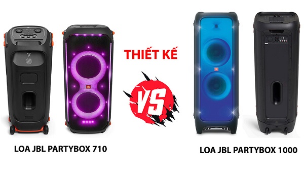 So Sánh Loa JBl PartyBox 710 Với Loa JBL PartyBox 1000