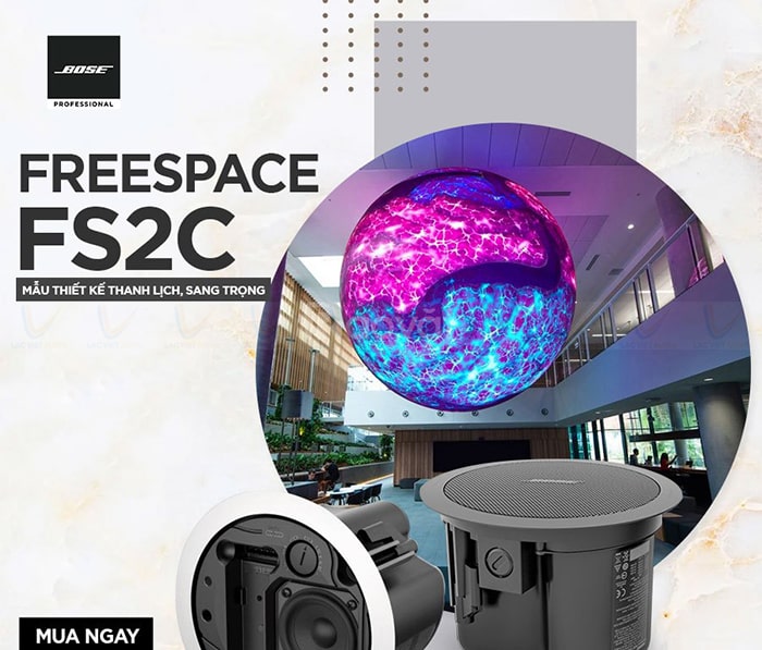 So sánh loa âm trần Bose Freespace FS2C và loa âm trần Bose Freespace FS4SE